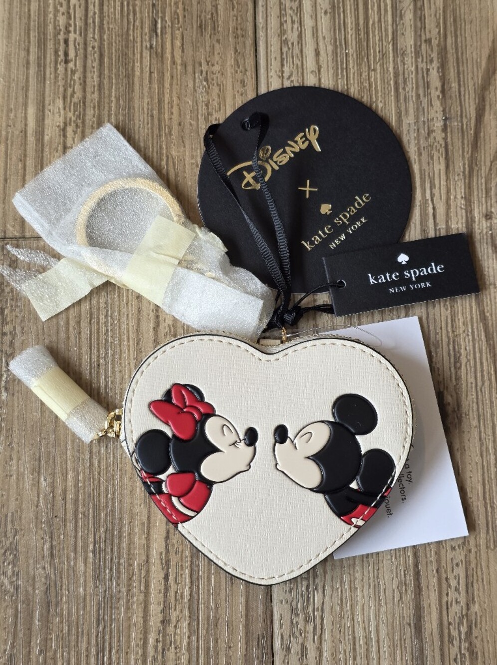 Kate Spade x Disney Minnie & Mickey 3D Coin Purse / Bag Charm